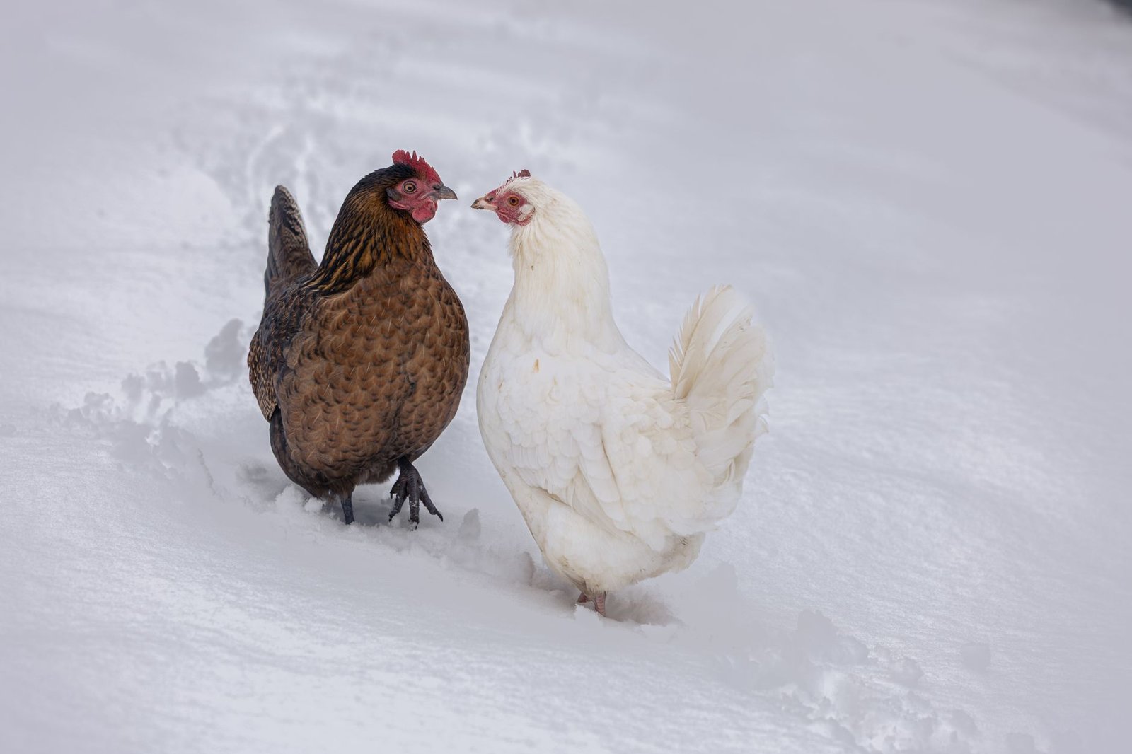 keep chickens warm in winter - Illustration 1