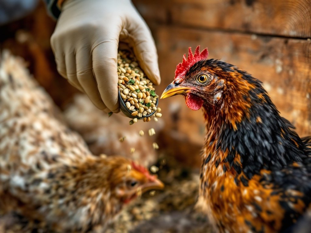 what to feed chickens during molt - Illustration 2