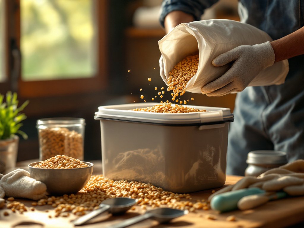 best chicken feed storage container - Illustration 2