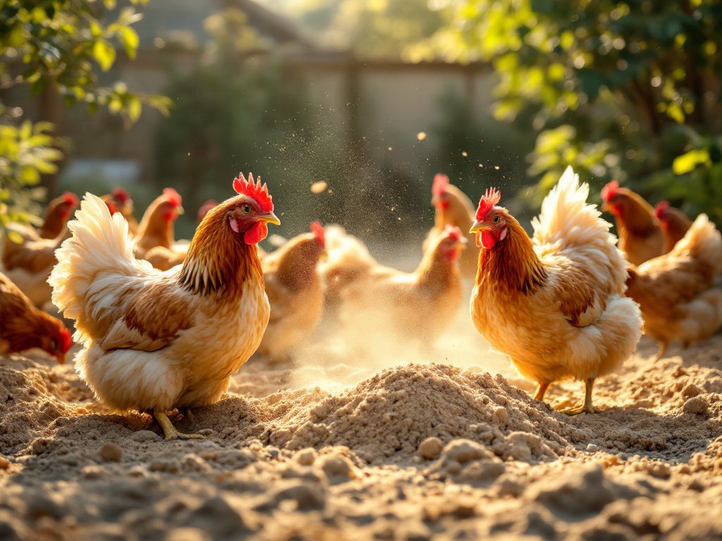 build a dust bath for chickens - Illustration 3
