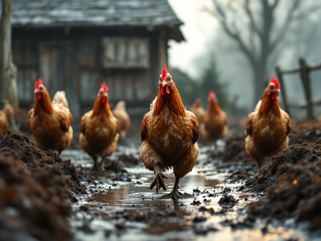 fix a muddy chicken run - Illustration 1