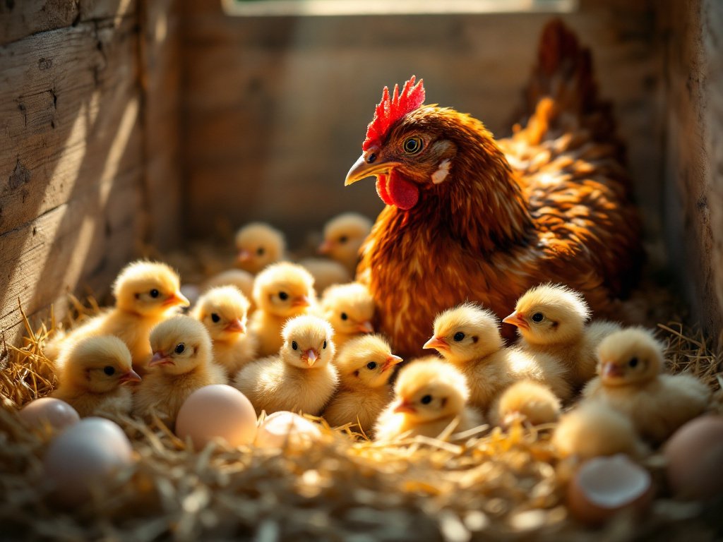 hatch eggs with a broody hen - Illustration 3