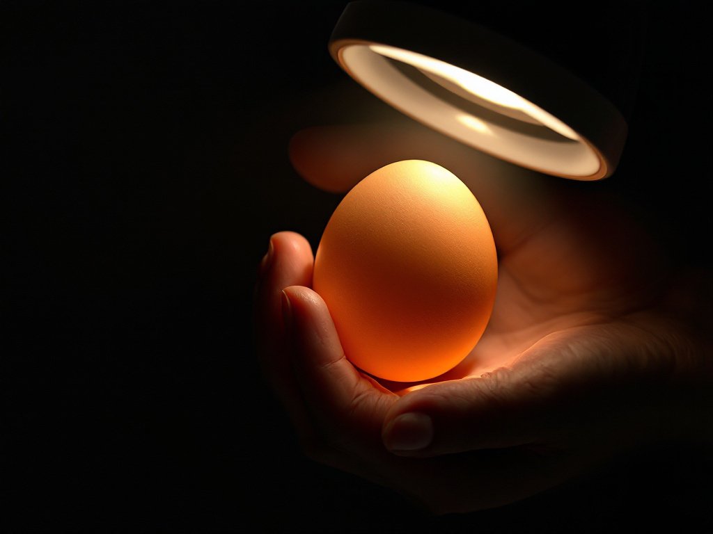 how to candle eggs - Illustration 2