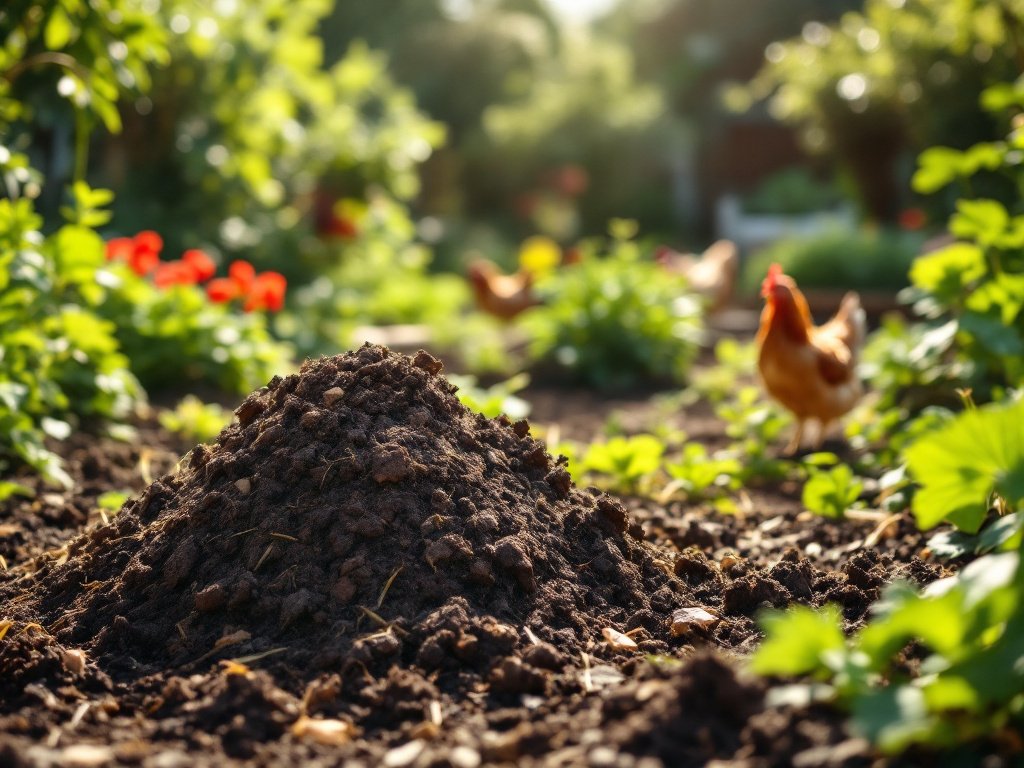 how to compost chicken manure - Illustration 1