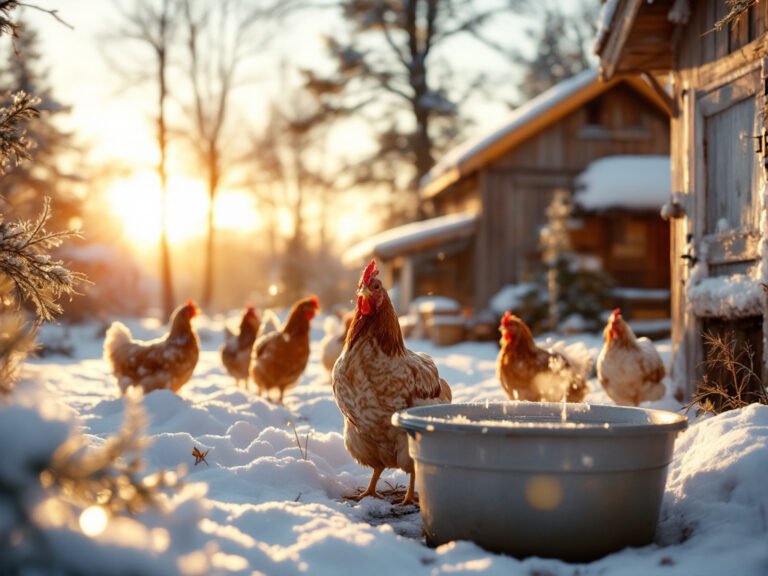 keep chicken water from freezing
