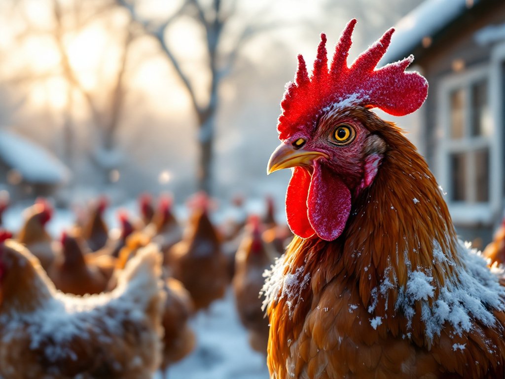 prevent frostbite on chicken combs - Illustration 1