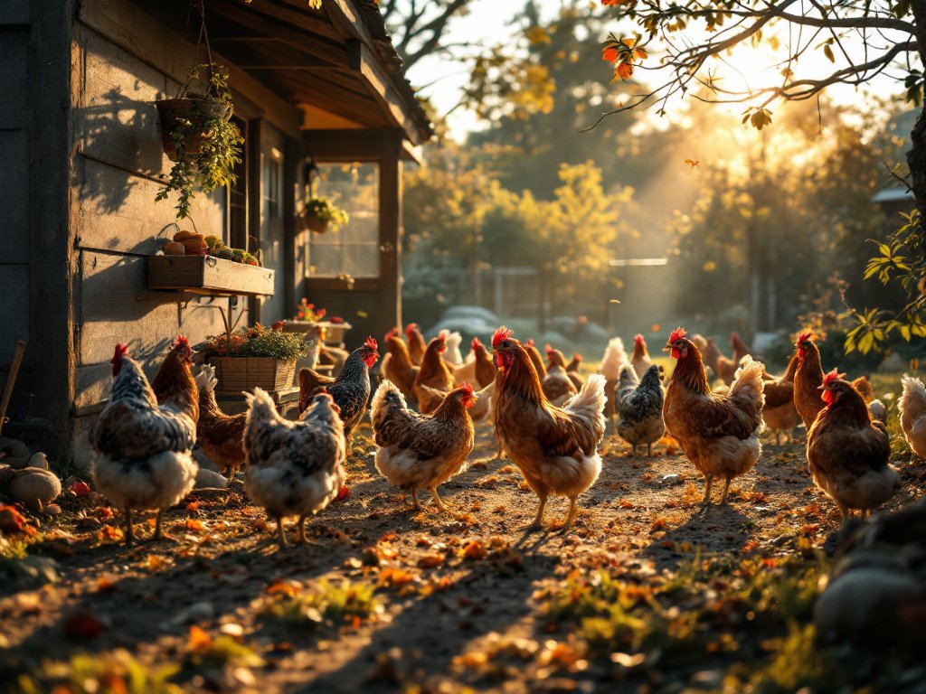 stop chickens pecking each other - Illustration 3