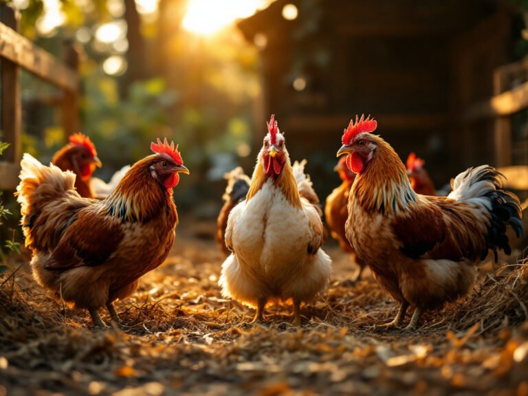 stop chickens pecking each other