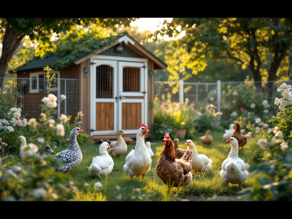 chicken coop for ducks and chickens - Illustration 1