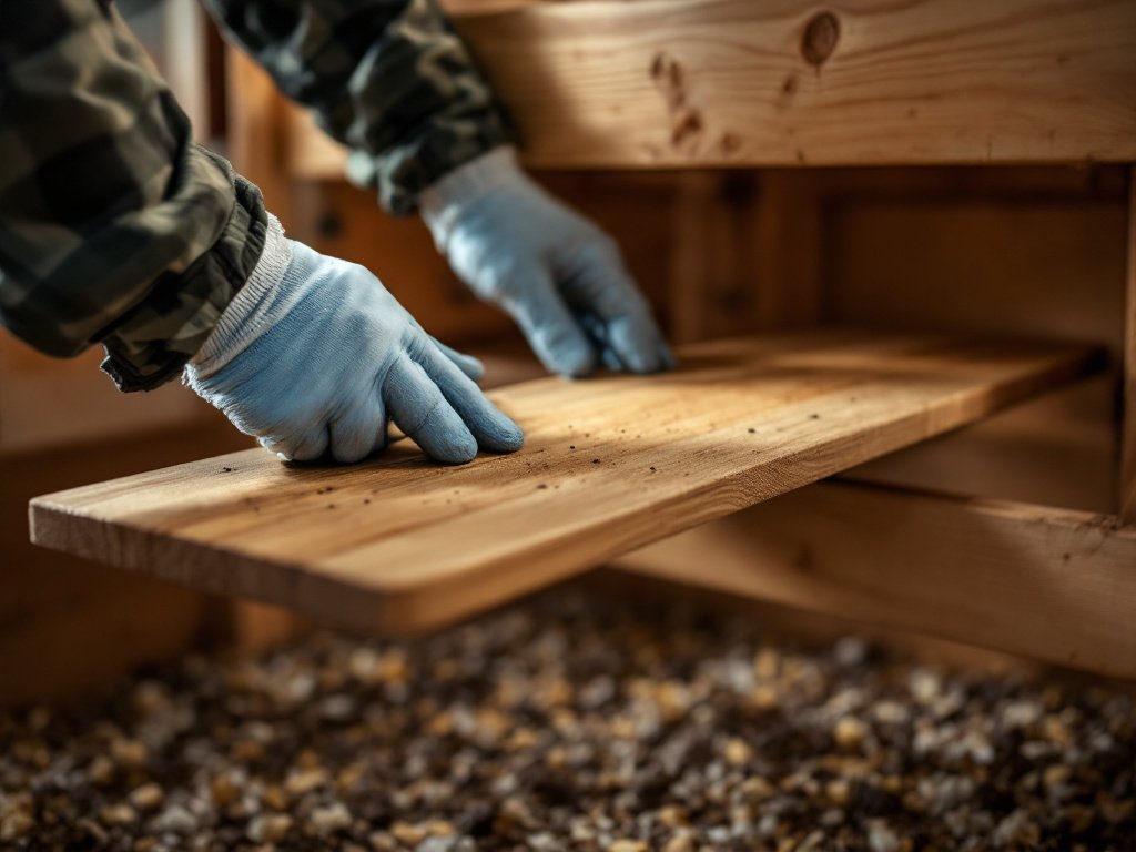 droppings board for chicken coop - Illustration 2