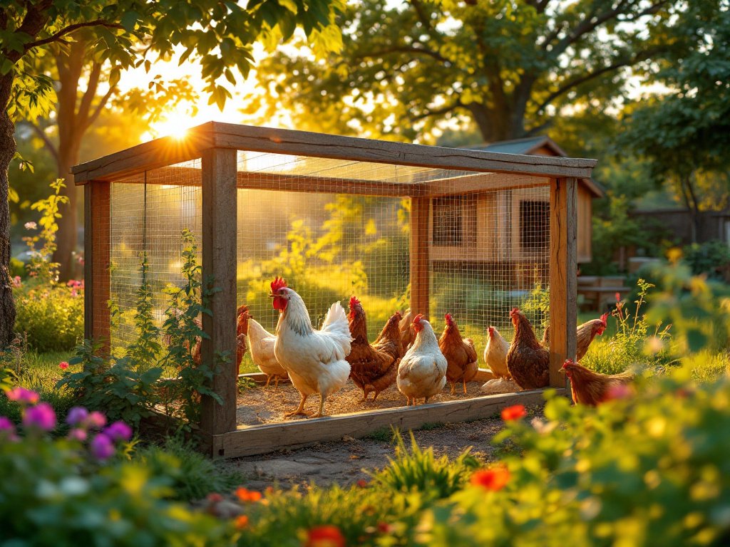 build a chicken run cheap - Illustration 3