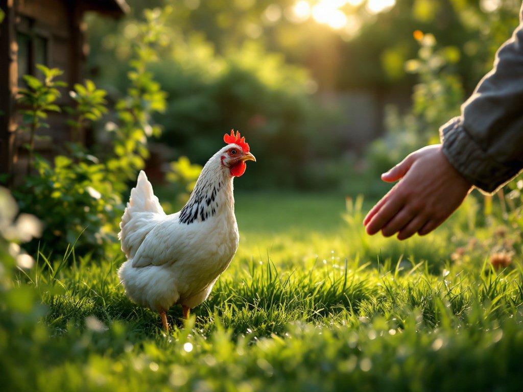 how to catch a chicken - Illustration 1