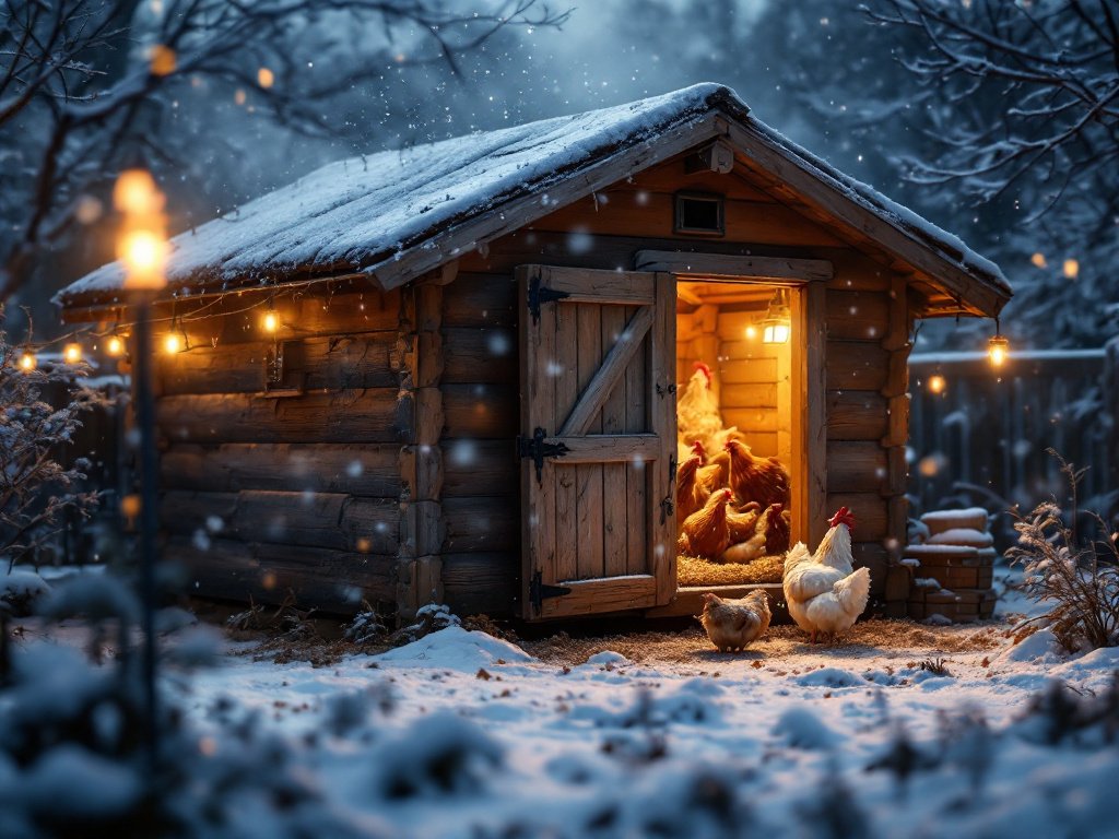 keep coop warm without electricity - Illustration 1