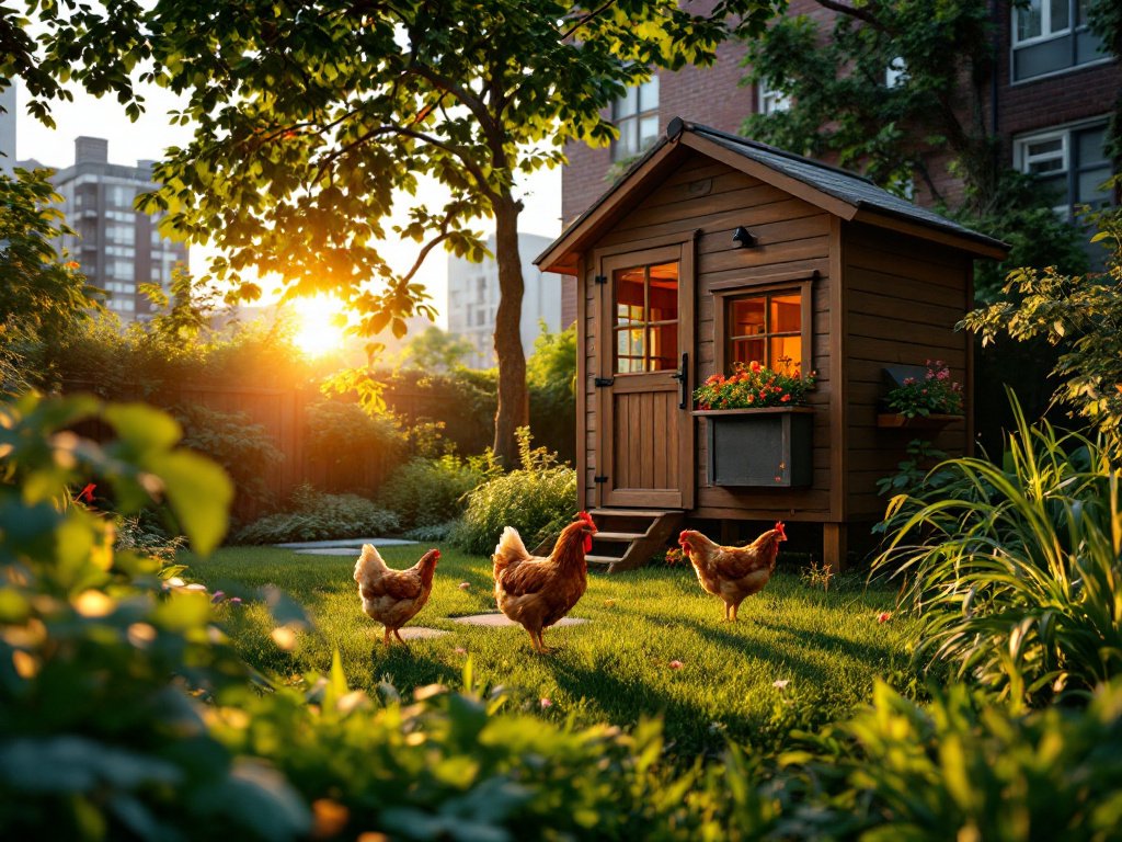 raise chickens in the city - Illustration 1