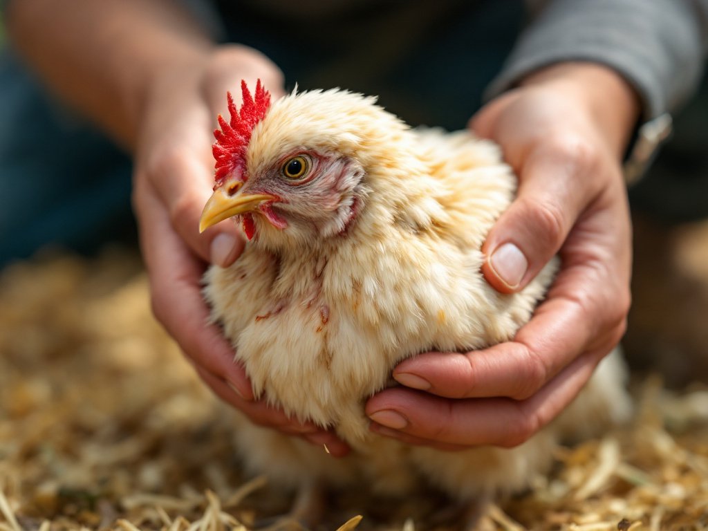 signs chickens have worms - Illustration 2