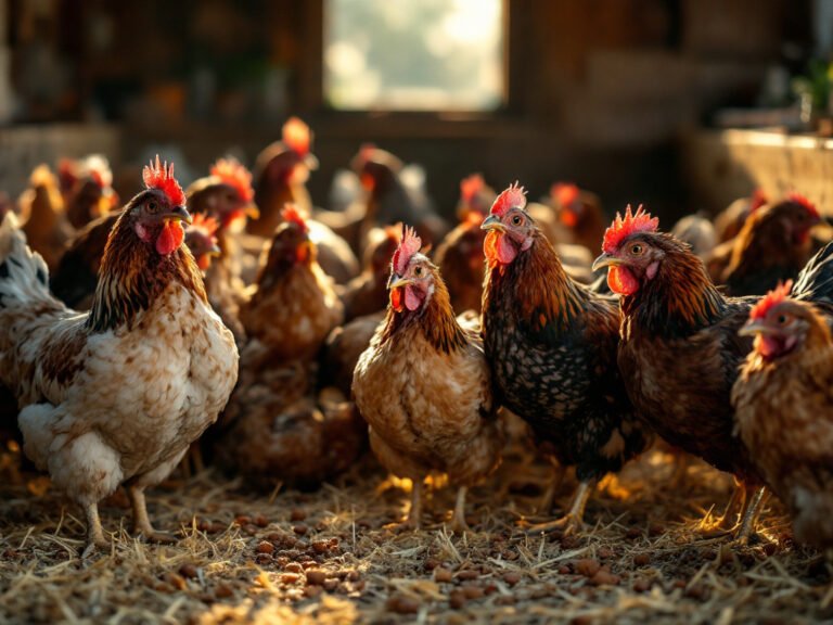 signs chickens have worms